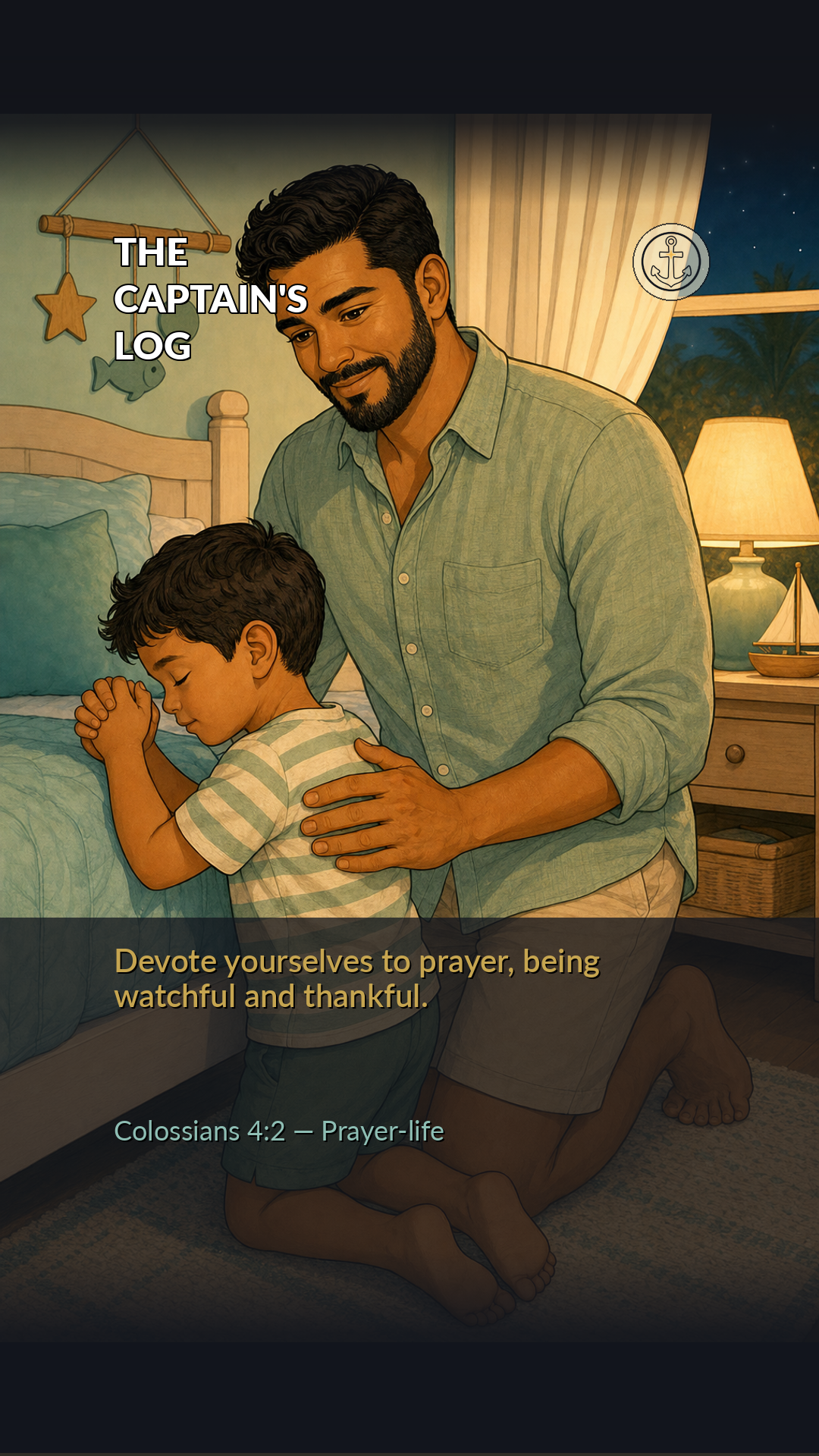 Harbor & Cross illustrated devotional card
